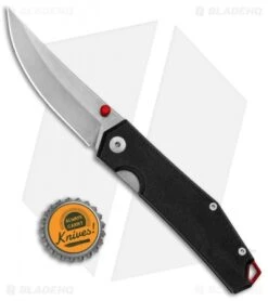 GiantMouse Vox/Anso ACE Clyde Liner Lock Knife Black G-10 (3" Stonewash) -Knives and tools GiantMouse Vox Anso ACE Clyde LL Black G 10 SW BHQ 97109 jr bottlecap