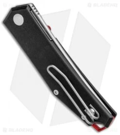 GiantMouse Vox/Anso ACE Clyde Liner Lock Knife Black G-10 (3" Stonewash) -Knives and tools GiantMouse Vox Anso ACE Clyde LL Black G 10 SW BHQ 97109 jr side