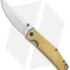 GiantMouse Vox/Anso ACE Clyde Liner Lock Knife Stonewash Brass (3" Satin)
