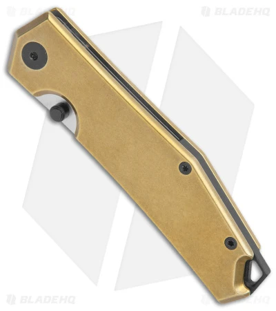 GiantMouse Vox/Anso ACE Clyde Liner Lock Knife Stonewash Brass (3" Satin) 4 GiantMouse Vox/Anso ACE Clyde Liner Lock Knife Stonewash Brass (3" Satin) - Image 2