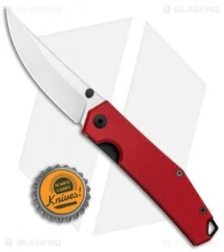 GiantMouse Vox/Anso ACE Clyde Liner Lock Knife Red Aluminum (3" Satin) -Knives and tools GiantMouse Vox Anso ACE Clyde LL Red Aluminum SW BHQ 125833 jr bottlecap