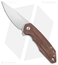 GiantMouse Vox/Anso ACE Corta Liner Lock Knife Natural Micarta (3.1" Satin)