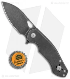 GiantMouse Vox/Anso ACE Darth Biblio Flipper Knife Titanium (2.9" Stonewash PVD) -Knives and tools GiantMouse Vox Anso ACE Darth Biblio Ti SW PVD BHQ 103014 jr bottlecap 1