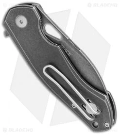 GiantMouse Vox/Anso ACE Darth Biblio Flipper Knife Titanium (2.9" Stonewash PVD) -Knives and tools GiantMouse Vox Anso ACE Darth Biblio Ti SW PVD BHQ 103014 jr side