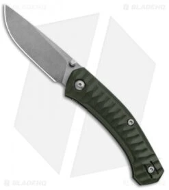 GiantMouse Vox/Anso ACE Iona Liner Lock Knife OD Green FRN (Stonewash M390)