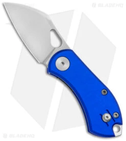 GiantMouse Vox/Anso ACE Nibbler Knife Blue Aluminum (1.9" Satin N690)