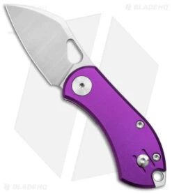 GiantMouse Vox/Anso ACE Nibbler Knife Purple Aluminum (1.9" Satin N690)