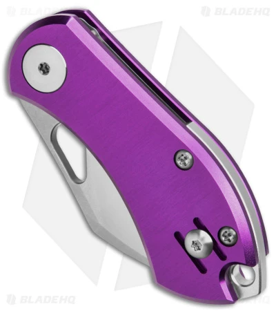 GiantMouse Vox/Anso ACE Nibbler Knife Purple Aluminum (1.9" Satin N690) 4 GiantMouse Vox/Anso ACE Nibbler Knife Purple Aluminum (1.9" Satin N690) - Image 2
