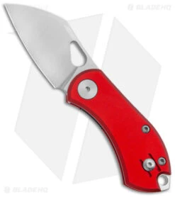 GiantMouse Vox/Anso ACE Nibbler Knife Red Aluminum (1.9" Satin N690)