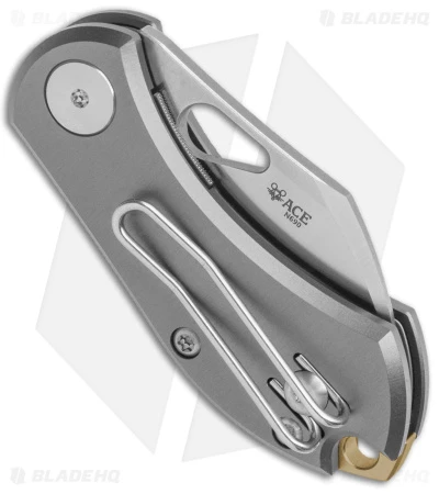 GiantMouse Vox/Anso ACE Nibbler Liner Lock Knife Titanium (1.9" Satin 20CV) 5 GiantMouse Vox/Anso ACE Nibbler Liner Lock Knife Titanium (1.9" Satin 20CV) - Image 3