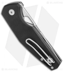 GiantMouse Vox/Anso ACE Nimbus Liner Lock Knife Black G-10 (3" Satin M390) -Knives and tools GiantMouse Vox Anso ACE Nimbus Flipper Black G 10 Satin BHQ 87336 jr side