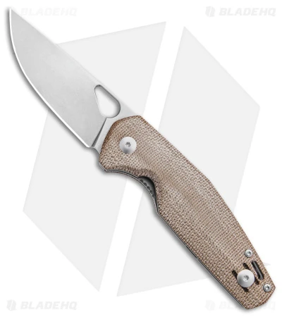 GiantMouse Vox/Anso ACE Nimbus V2 Liner Lock Knife Natural Micarta (3" Satin) 3 GiantMouse Vox/Anso ACE Nimbus V2 Liner Lock Knife Natural Micarta (3" Satin)