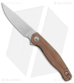 GiantMouse Vox/Anso ACE Sonoma V2 Liner Lock Knife Natural Micarta (3.3" SW)