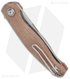 GiantMouse Vox/Anso ACE Sonoma V2 Liner Lock Knife Natural Micarta (3.3" SW) 8 GiantMouse Vox/Anso ACE Sonoma V2 Liner Lock Knife Natural Micarta (3.3" SW) -Knives and tools GiantMouse Vox Anso ACE Sonoma V2 LL Natural Micarta Satin BHQ 125830 jr side