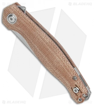 GiantMouse Vox/Anso ACE Sonoma V2 Liner Lock Knife Natural Micarta (3.3" SW) 4 GiantMouse Vox/Anso ACE Sonoma V2 Liner Lock Knife Natural Micarta (3.3" SW) - Image 2