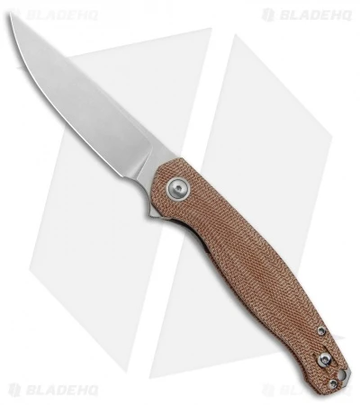 GiantMouse Vox/Anso ACE Sonoma V2 Liner Lock Knife Natural Micarta (3.3" SW) 3 GiantMouse Vox/Anso ACE Sonoma V2 Liner Lock Knife Natural Micarta (3.3" SW)