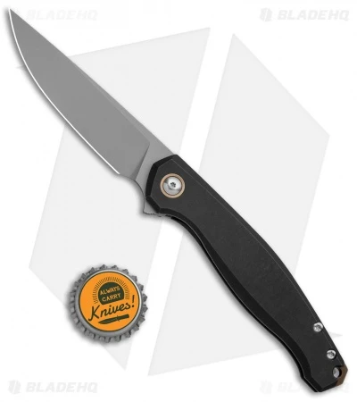 GiantMouse Vox/Anso ACE Sonoma Frame Lock Knife Black PVD Ti (3.3" Stonewash) 6 GiantMouse Vox/Anso ACE Sonoma Frame Lock Knife Black PVD Ti (3.3" Stonewash) - Image 4