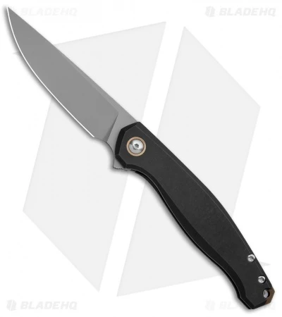 GiantMouse Vox/Anso ACE Sonoma Frame Lock Knife Black PVD Ti (3.3" Stonewash) 3 GiantMouse Vox/Anso ACE Sonoma Frame Lock Knife Black PVD Ti (3.3" Stonewash)