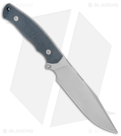 GiantMouse Vox/Anso GMF4 Fixed Blade Knife Black Canvas Micarta (5.65" Satin) 4 GiantMouse Vox/Anso GMF4 Fixed Blade Knife Black Canvas Micarta (5.65" Satin) - Image 2