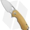GiantMouse Vox/Anso Riv Frame Lock Knife Brass (2.5" Satin) -Knives and tools GiantMouse Vox Anso Riv FL Brass SW BHQ 120882 jr