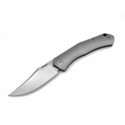 GiantMouse ACE Jutland Slipjoint S90V Satin Blade Titanium Handle Folding Knife Jutland-SJ-BRASS