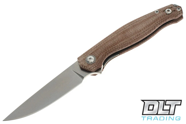 GiantMouse Sonoma V2 - Natural Canvas Micarta 3 GiantMouse Sonoma V2 - Natural Canvas Micarta