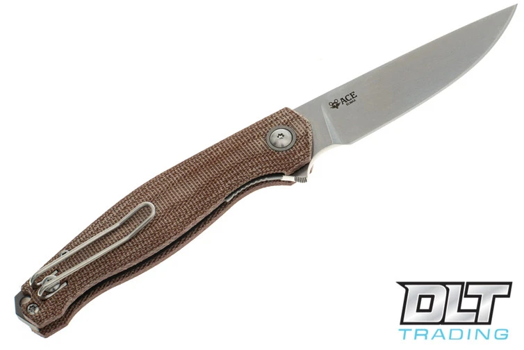 GiantMouse Sonoma V2 - Natural Canvas Micarta 4 GiantMouse Sonoma V2 - Natural Canvas Micarta - Image 2