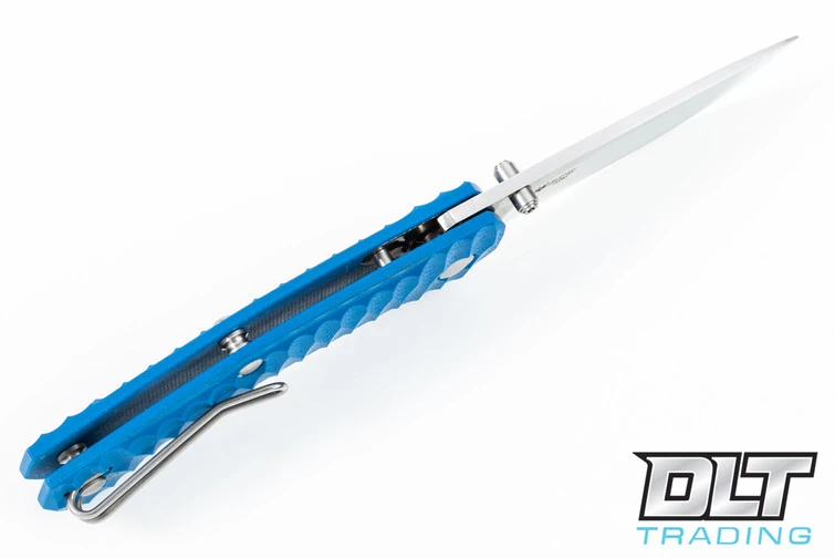 GiantMouse ACE Iona - Textured Blue G-10 - Satin Blade 4 GiantMouse ACE Iona - Textured Blue G-10 - Satin Blade - Image 3