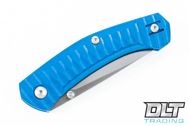 GiantMouse ACE Iona - Textured Blue G-10 - Satin Blade 5 GiantMouse ACE Iona - Textured Blue G-10 - Satin Blade - Image 4