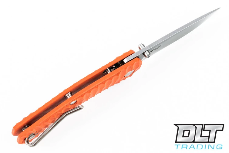 GiantMouse ACE Iona - Textured Orange G-10 - Stonewashed Blade 5 GiantMouse ACE Iona - Textured Orange G-10 - Stonewashed Blade - Image 3