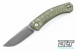 GiantMouse ACE Iona - Textured Green G-10 - Satin Blade