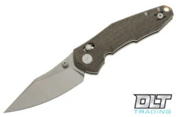 GiantMouse ACE Nazca - Green Canvas Micarta